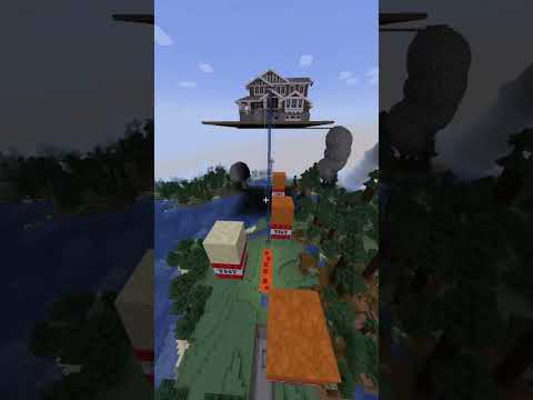 "Desperate Race to Catch the Bus in Minecraft 1.20" #shorts