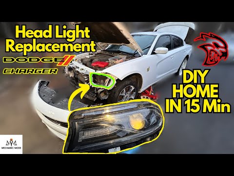 Dodge Charger Headlight Replacement 2015-2023 Models (Just in 15 min) SRT , Scat Pack,RT, SXT,SE