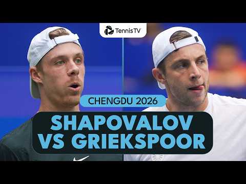 Denis Shapovalov Takes On Tallon Griekspoor 🔥 | Chengdu 2026 Highlights