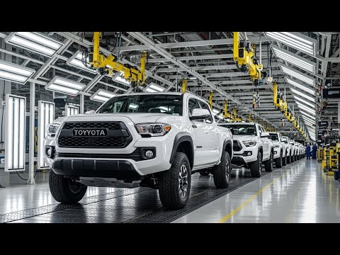Thumbnail for Toyota Tacoma Is Built to Survive Abuse – Inside the Factory by Toyota Tacoma, Toyota, Pickup truck, Vehicle, Truck