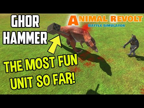 NEW! GHOR HAMMER vs EVERY UNIT | Animal Revolt Battle Simulator | JUST BATTLE Series