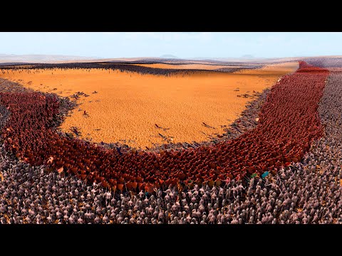 100,000 SPARTANS and 20,000 ARCHERS vs 900,000 ZOMBIES | Ultimate Epic Battle Simulator 2
