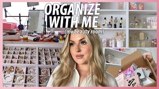 ORGANISE WITH ME (my beauty room) 💋 part one (perfume collection, jewellery)