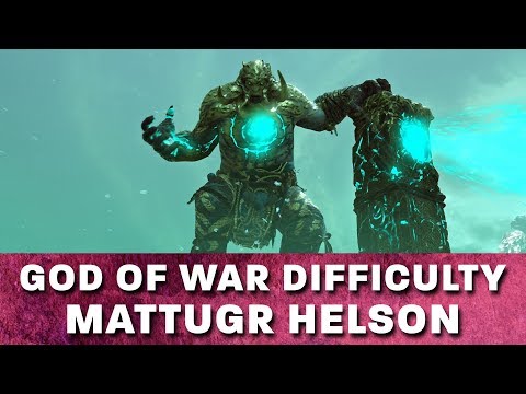 Give Me God of War Hardest Difficulty Boss Fight - Mattugr Helson, The Bridge Keeper