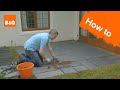 How to lay a patio