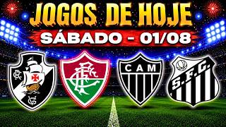 ⚠️ IMPERDÍVEL OITAVAS DE FINAL DA COPA DO BRASIL NOS JOGOS DE HOJE SÁBADO 01/08/2026