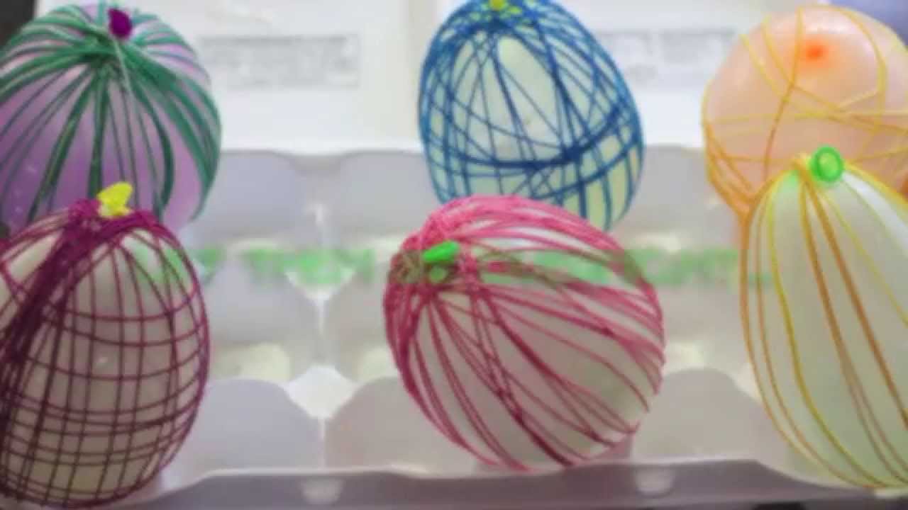 DIY String Easter Eggs