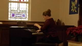 God Rest Ye Merry Gentlemen piano solo- Elizabeth Davis