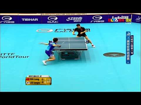 2015 Kuwait Open Ms-QF: MA Long - LEE Sangsu [HD] [Full Match/Chinese]