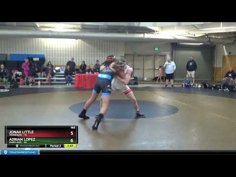 165 Lbs Round 1 (8 Team) - Jonah Little, Tennessee Vs Adrian Lopez, Maryland F8e0