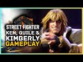 Street Fighter 6 - Exclusive Gameplay! Ken, Guile & Kimberly