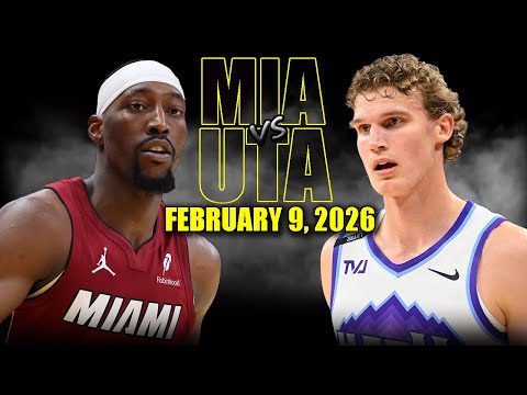 Miami Heat vs Utah Jazz Full Game Highlights – February 9, 2026 | NBA Season