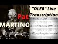 Pat Martino "Oleo" Live Transcription.