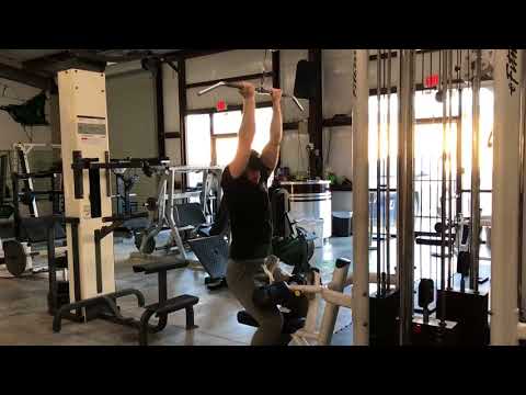 Wide Grip Lat Pulldown to Underhand Close Grip Lat Pulldown (Mechanical Drop Set)