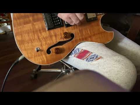 Billy jazz custom semi hollow with Evertune image 11