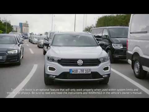 The new Volkswagen T Roc features  Optional Traffic Jam Assist