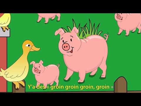 Chanson dans la ferme à Mathurin