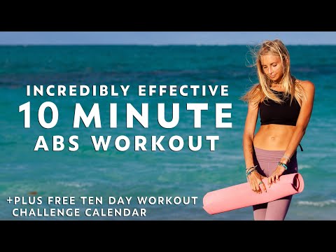 10 Minute Abs Workout | ABS IN TEN DAYS CHALLENGE For Lower Belly Fat