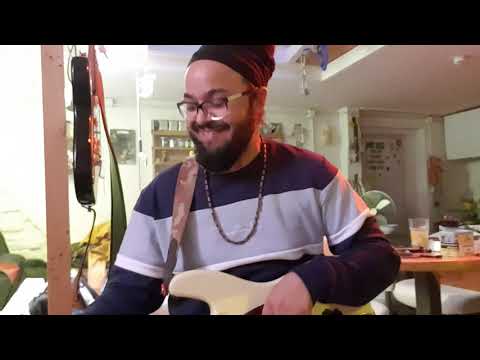 REGGAE RIDDIM PRODUCTION PART 3- INNA THE KITCHEN STUDIO -  ACA (BASSLINE) OVERDUB