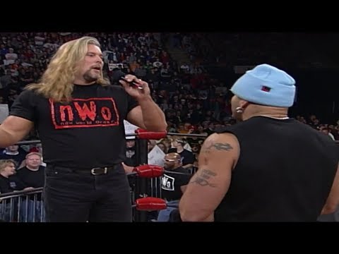 nWo Wolfpac Elite attack Konnan & revoke his membership [Nitro - 11th January 1999]