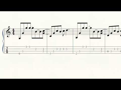 Mandolin - Tab - Notation - 100 years - arrangement - chord melody