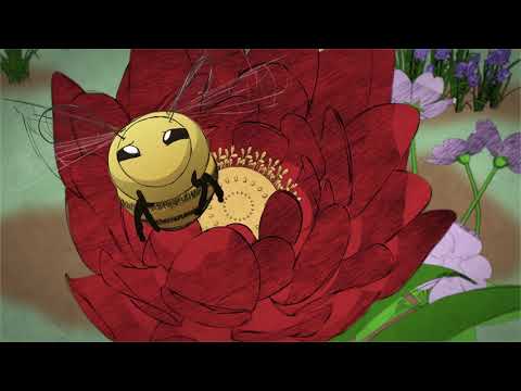 Flight of the Bumblebee Animated in Color