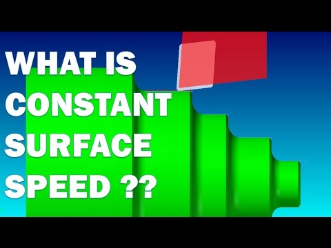 CNC LATHE PROGRAMMING LESSON 7- HOW TO USE CONSTANT SURFACE SPEED