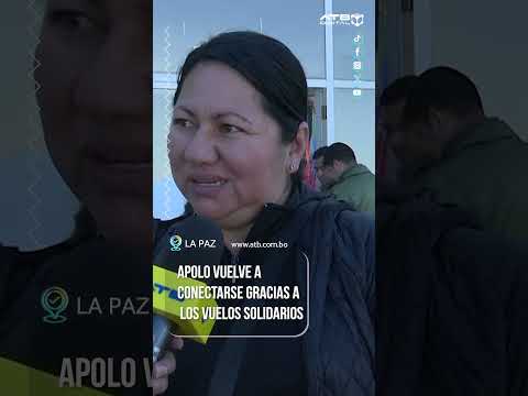 Apolo vuelve a conectarse gracias a los vuelos solidarios