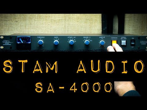 Stam Audio SA4000 MK1 SSL Style VCA Buss Compressor - Grey image 12