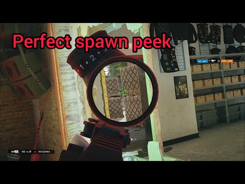 Perfect spawn peek in club house!!