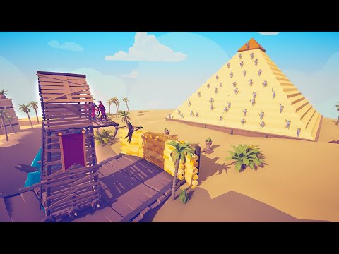 EGYPT TEAM vs TOWER 🗼 | Totally Accurate Battle Simulator TABS