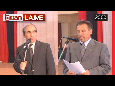 Gjinushi miting ne Vlore, prezantohet kandidati Vladimir Fejzo - (10 Shtator 2000)