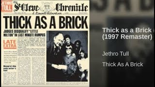 JETHRO TULL - THICK AS A BRICK  (Pt.1&amp;2) - FULL ALBUM [HD]