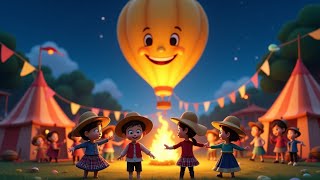 No Arraiá do Balão Dourado | Música Infantil de Festa Junina Animada
