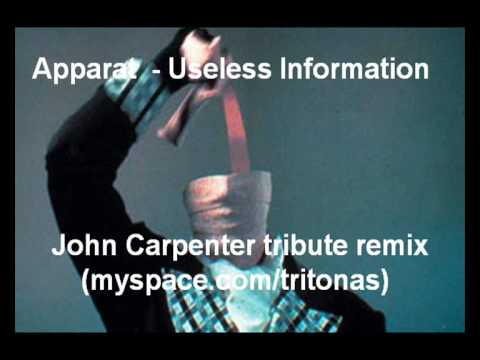 Apparat - Useless Information - (I am invisible edition)