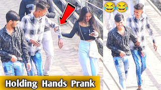 Holding Strangers Hand | Prakash Peswani Prank |
