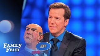 Watch out Steve! Walter ain&#39;t no dummy | Celebrity Family Feud