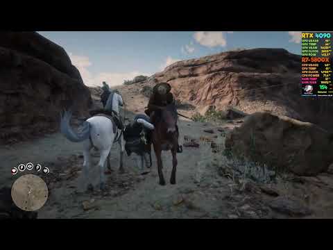 RTX 4090 + R7 5800X RDR 2 DLSS PERFORMANCE ULTRA 4K MSAA OFF