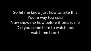 Three Days Grace - Burn [With Lyrics]