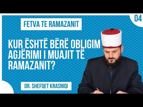 04.┇Kur është bërë obligim agjërimi i muajit të Ramazanit?┇Dr. Shefqet Krasniqi ┇ Fetva te Ramazanit