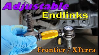 How-To Install Adjustable Endlinks and Sway Bar Bushings On Nissan Frontier and Xterra