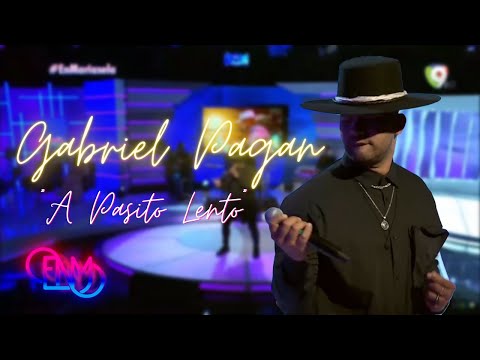 Gabriel Pagan a ritmo de merengue enciende la noche con "A Pasito Lento"