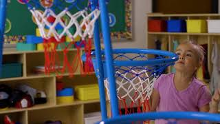 4-Ring Basketball Stand with Storage Bag video thumbnail 1