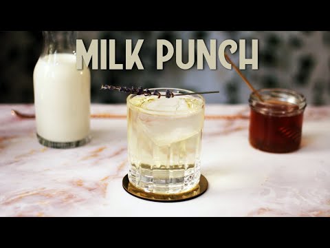 Clarified Milk - How To Make The Best Crystal Clear Milk Punch Recipe  |  With & Without Alcohol