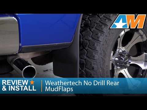 2004-2014 Ford F-150 Weathertech No Drill Rear MudFlaps Review & Install