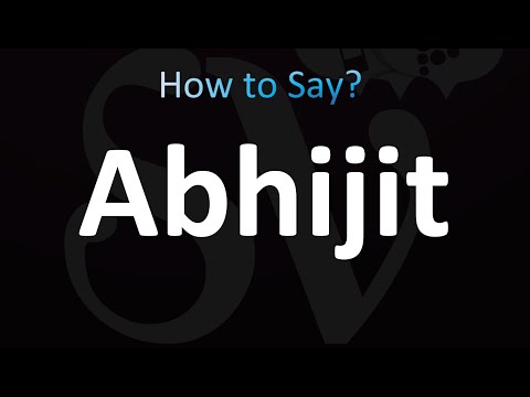 How to Pronounce Abhijit (correctly!)