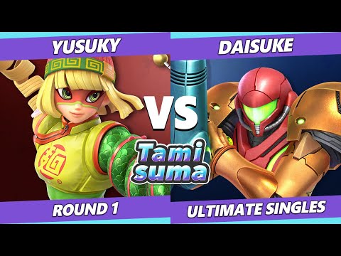 TAMISUMA 165 SSBU - Yusuky (Min Min) Vs. Daisuke (Samus) Smash Ultimate Round 1