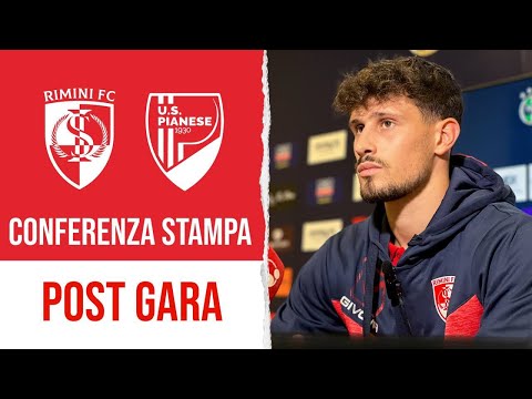 RIMINI FC-PIANESE |Marco Piccoli: il post-gara | Serie C NOW