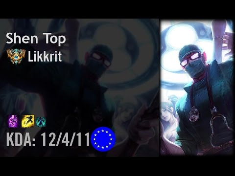Shen Top vs Gangplank - Likkrit - EUW Challenger Path 6.4
