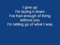 I Give Up by Stellar Kart [Lyrics]